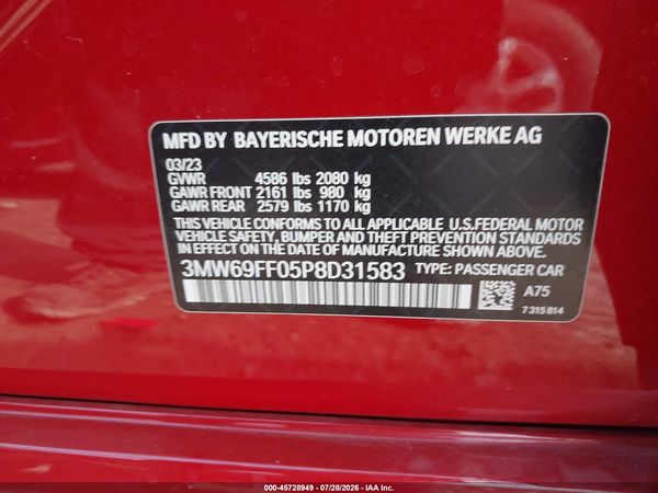 2023 BMW 330I