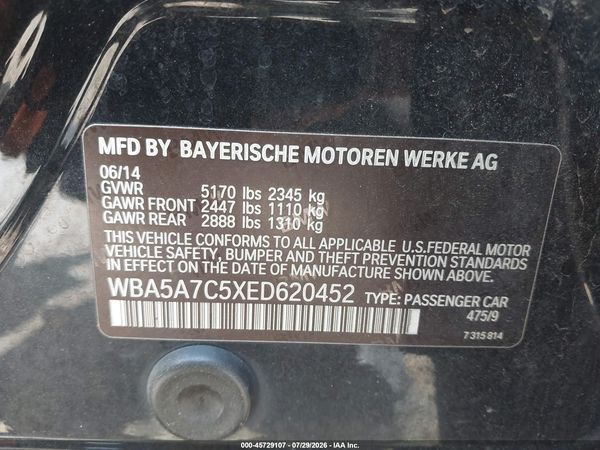 2014 BMW 528I XDRIVE