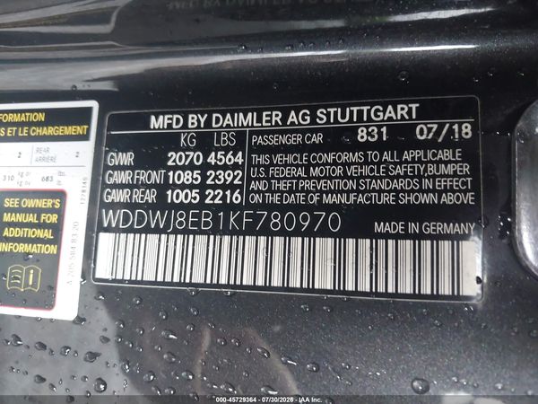 2019 MERCEDES-BENZ C 300 4MATIC