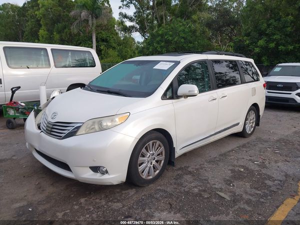 2014 TOYOTA SIENNA LIMITED V6 7 PASSENGER