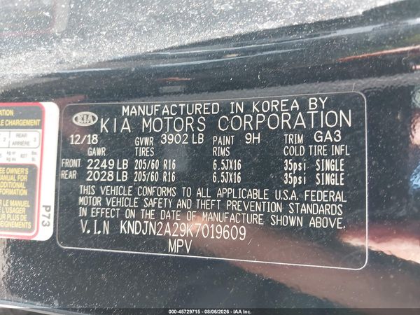 2019 KIA SOUL Base