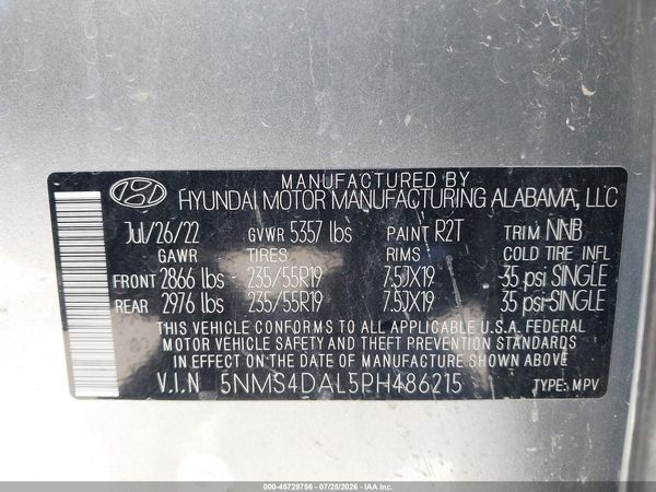 2023 HYUNDAI SANTA FE LIMITED