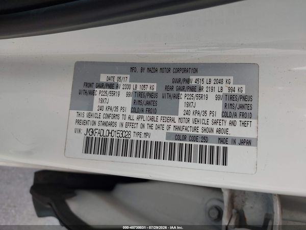 2017 MAZDA CX-5 GRAND TOURING