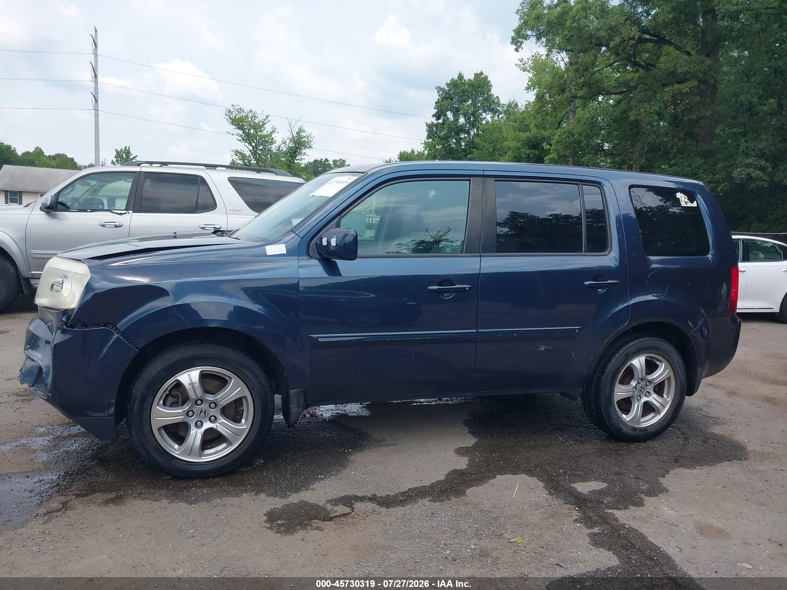 2012 HONDA PILOT EX-L
