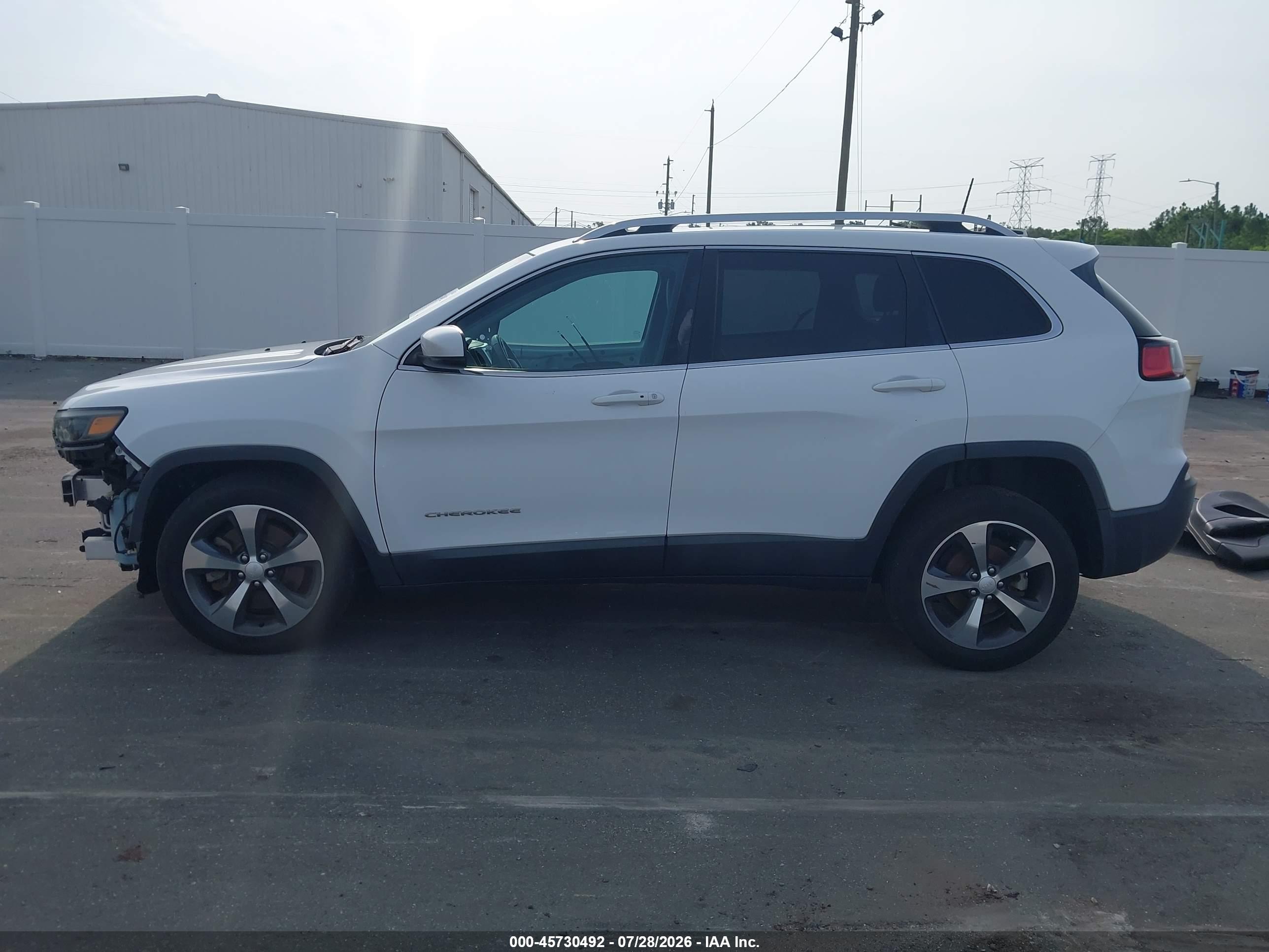 2019 JEEP CHEROKEE LIMITED FWD