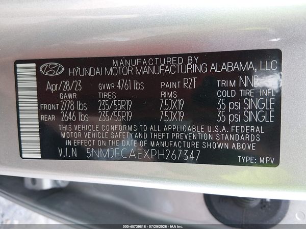2023 HYUNDAI TUCSON SEL