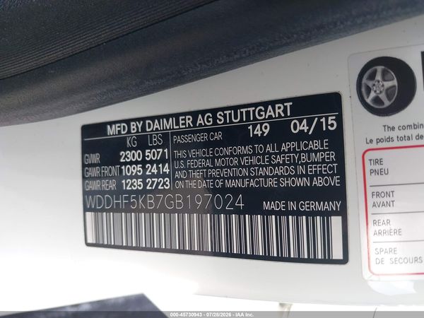 2016 MERCEDES-BENZ E 350 E350