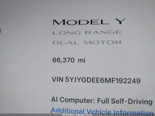 2021 TESLA MODEL Y