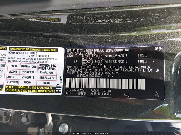 2025 LEXUS NX 250 350 Base — I9