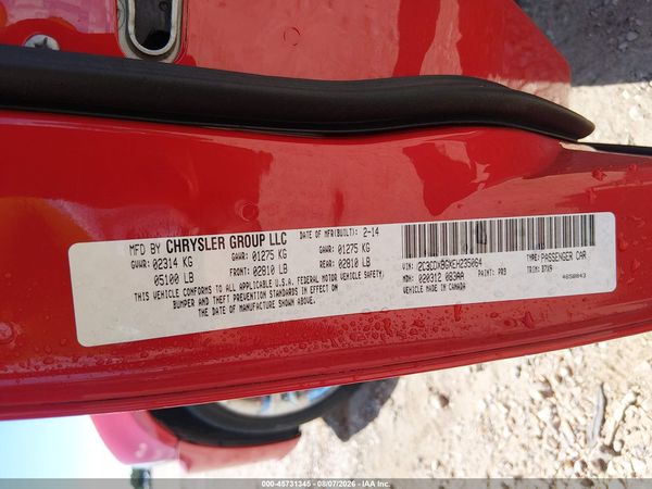 2014 DODGE CHARGER SE