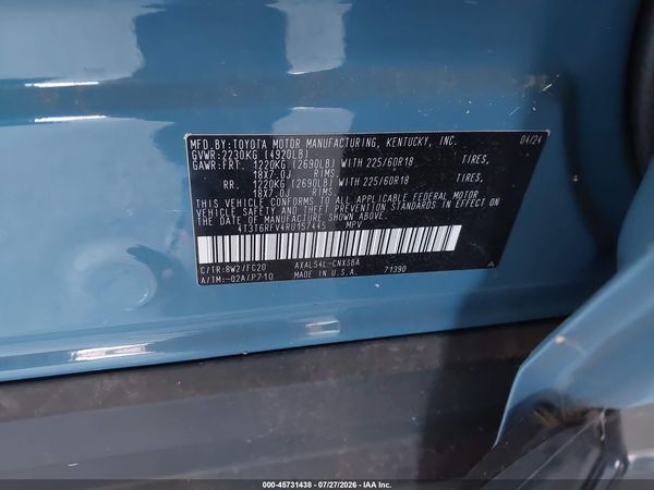 2024 TOYOTA RAV4 HYBRID SE