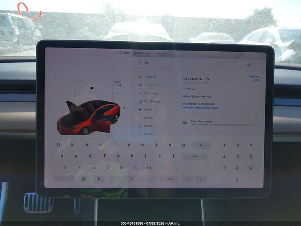 2018 TESLA MODEL 3 LONG RANGE/MID RANGE