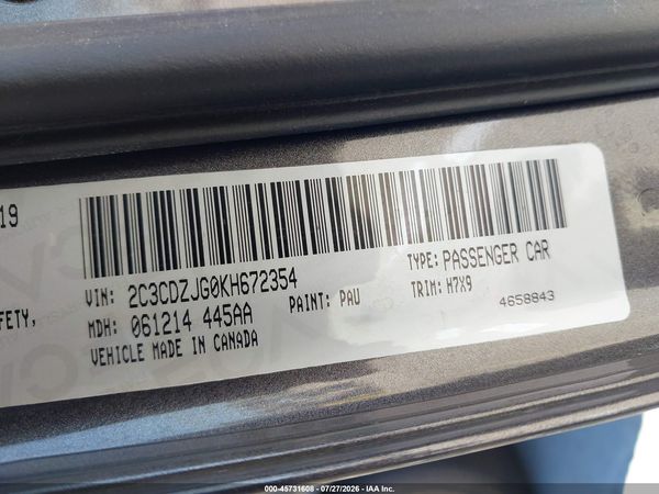 2019 DODGE CHALLENGER GT
