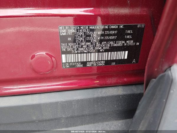 2022 TOYOTA RAV4 XLE