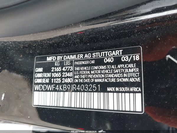 2018 MERCEDES-BENZ C 300 4MATIC