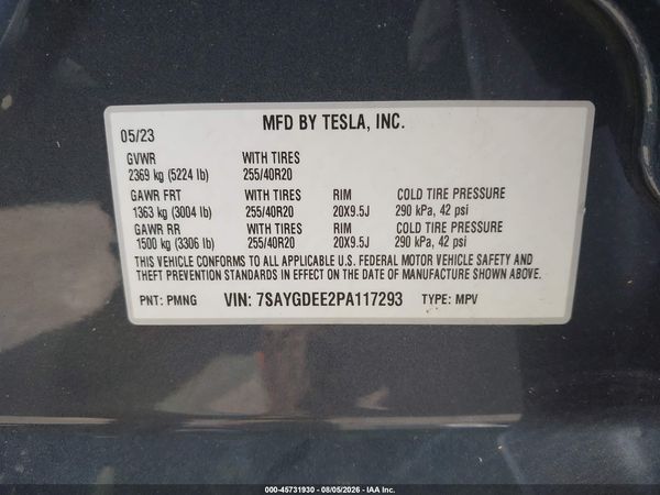 2023 TESLA MODEL Y