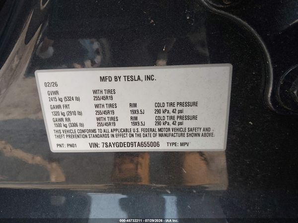 2026 TESLA MODEL Y