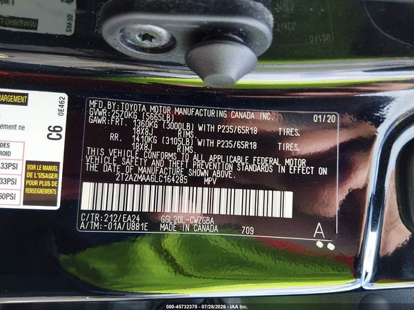 2020 LEXUS RX 350 350 Base