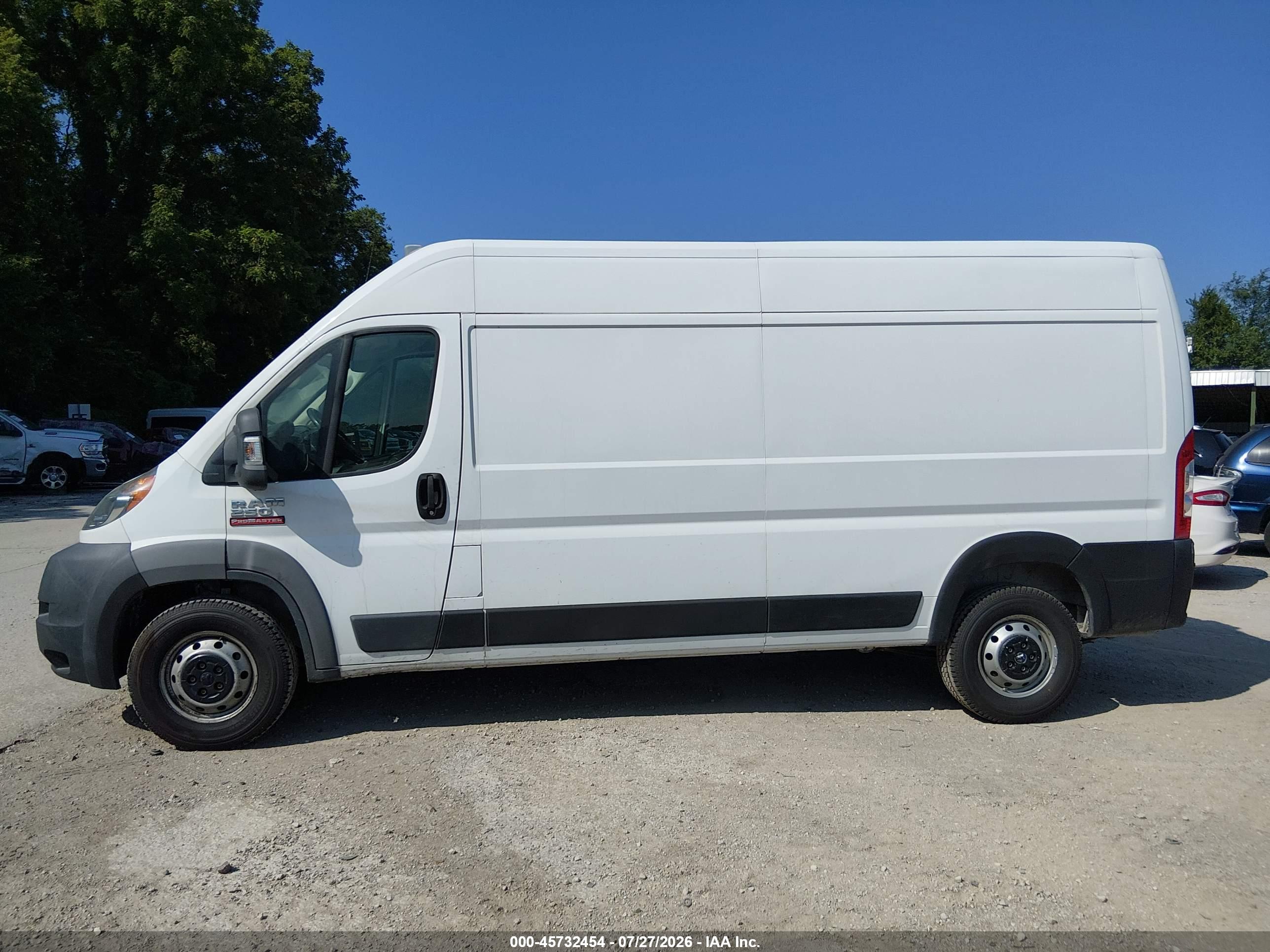 2019 RAM PROMASTER 2500 HIGH ROOF 159 WB