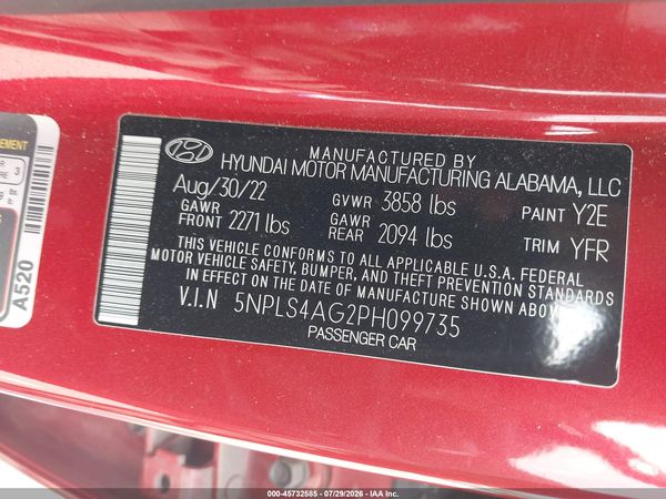 2023 HYUNDAI ELANTRA SEL