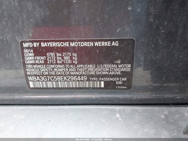 2014 BMW 328I XDRIVE