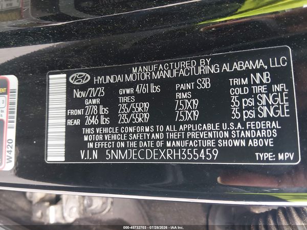 2024 HYUNDAI TUCSON LIMITED