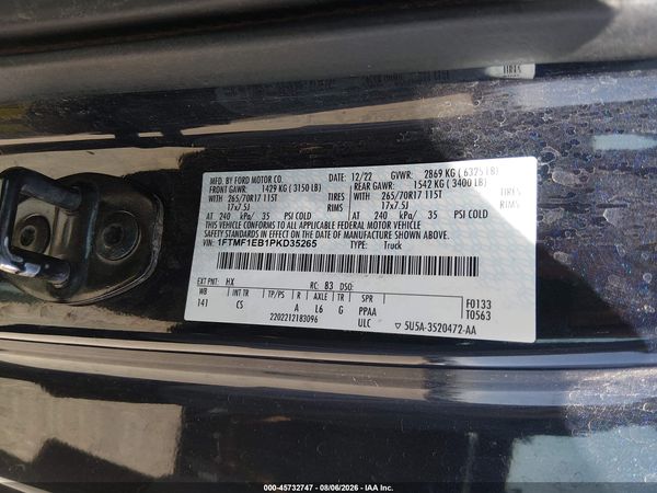 2023 FORD F-150 XL