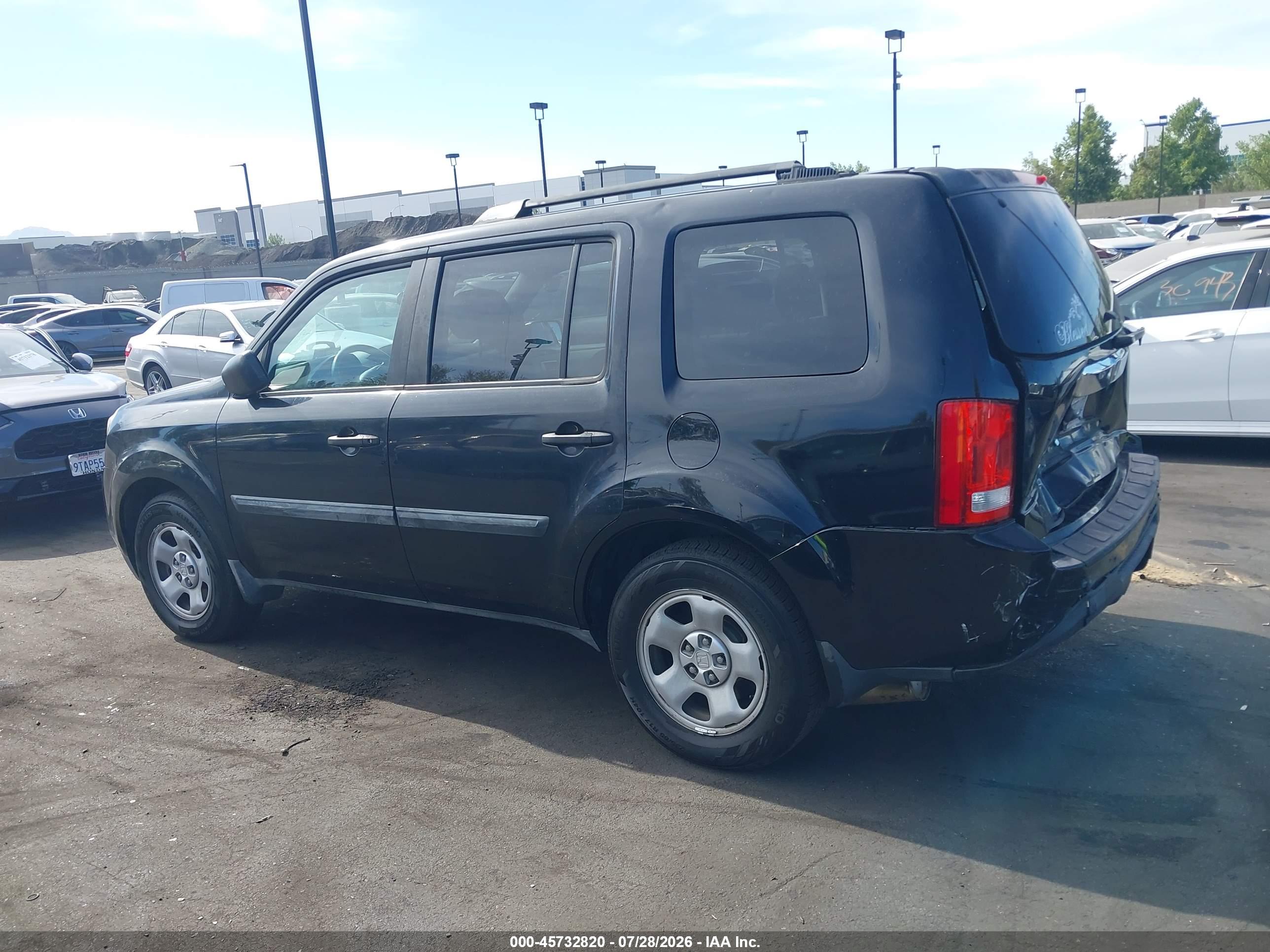 2013 HONDA PILOT LX