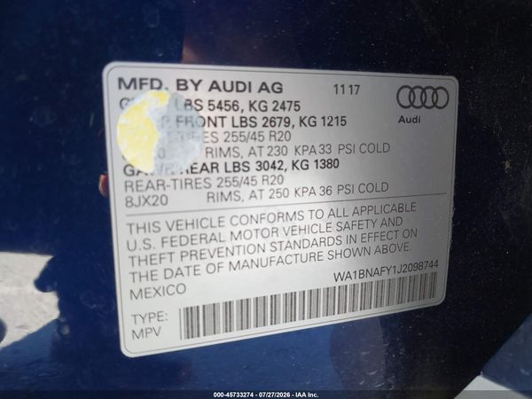 2018 AUDI Q5