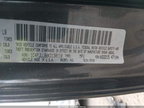 2019 JEEP CHEROKEE LATITUDE PLUS FWD