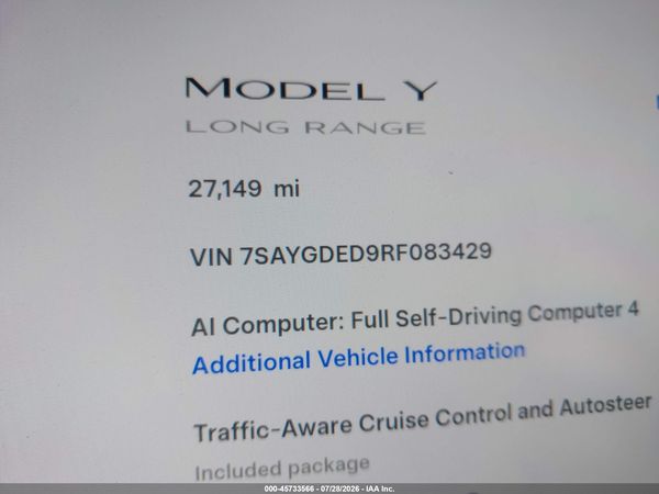 2024 TESLA MODEL Y