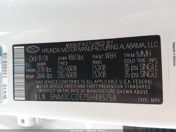 2025 HYUNDAI TUCSON SEL CONVENIENCE