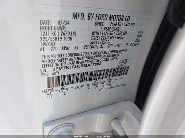 2024 FORD MUSTANG MACH-E SELECT