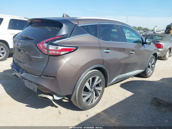 2018 NISSAN MURANO PLATINUM — I4
