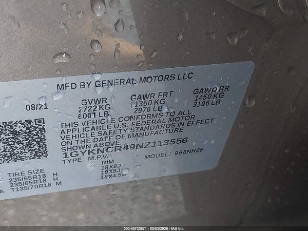 2022 CADILLAC XT5 FWD PREMIUM LUXURY