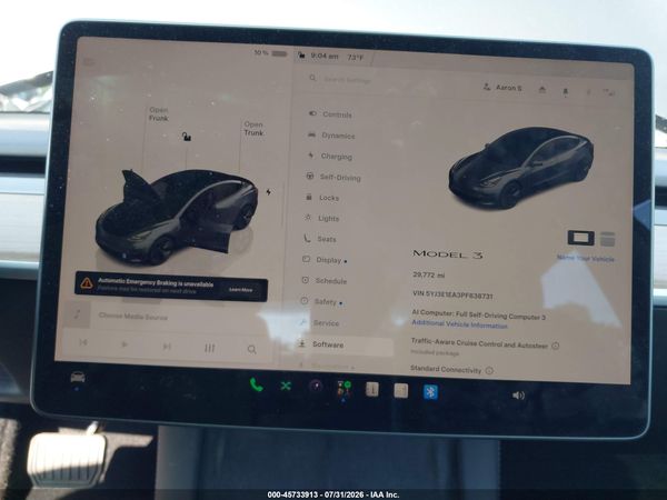2023 TESLA MODEL 3 REAR-WHEEL DRIVE