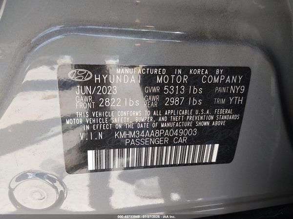 2023 HYUNDAI IONIQ 6 SEL