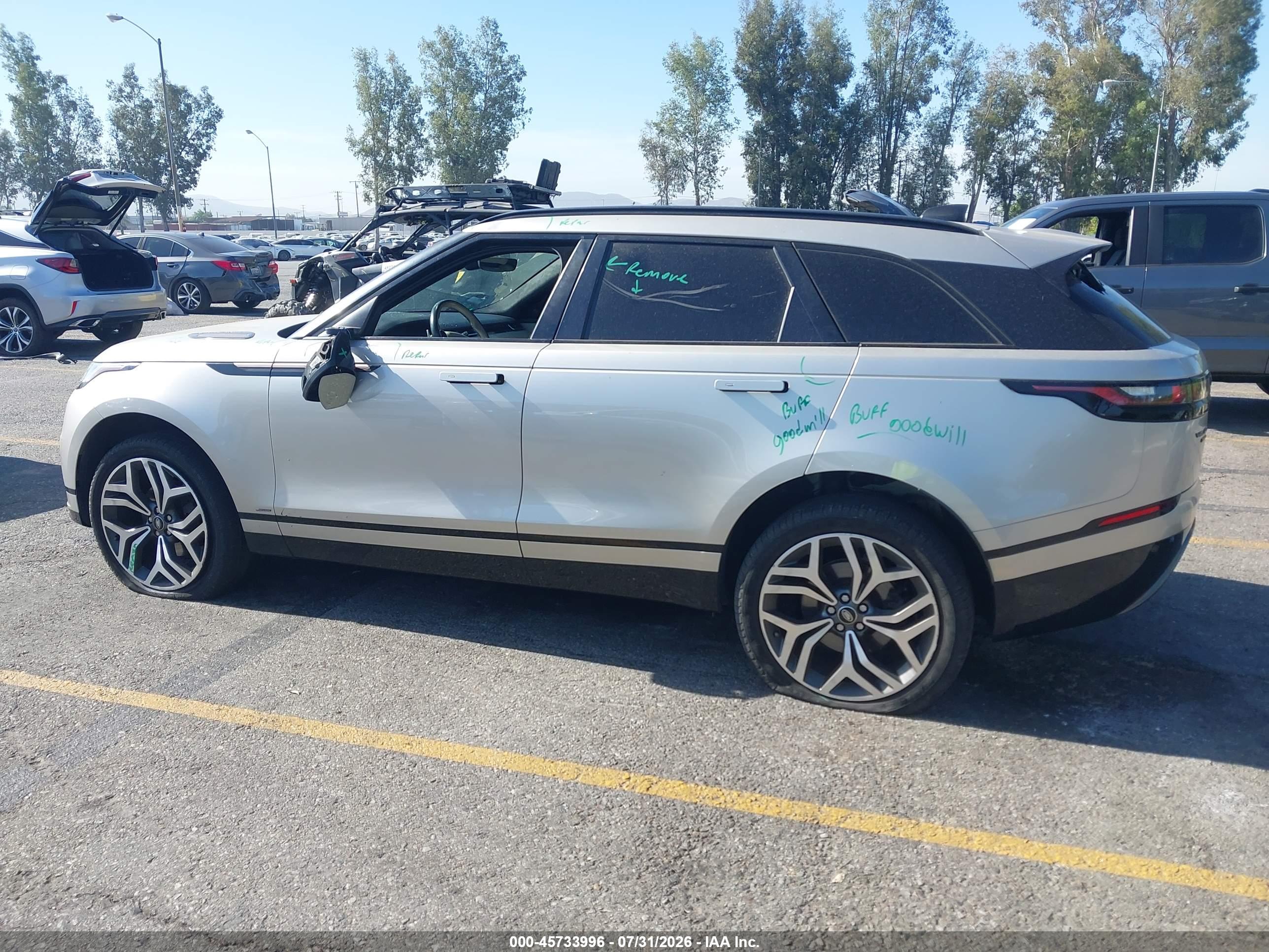 2020 LAND ROVER RANGE ROVER VELAR P250 R-DYNAMIC S