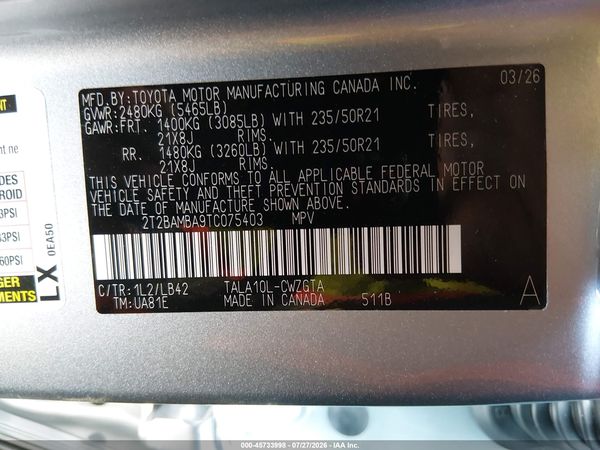 2026 LEXUS RX 350 PREMIUM+