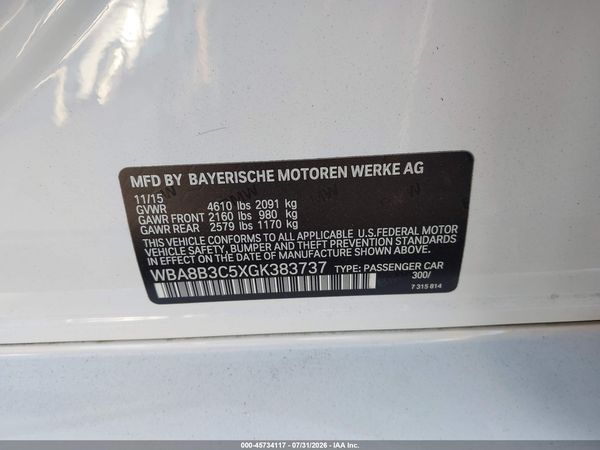 2016 BMW 340I