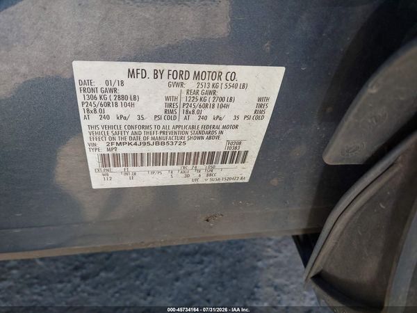 2018 FORD EDGE SEL