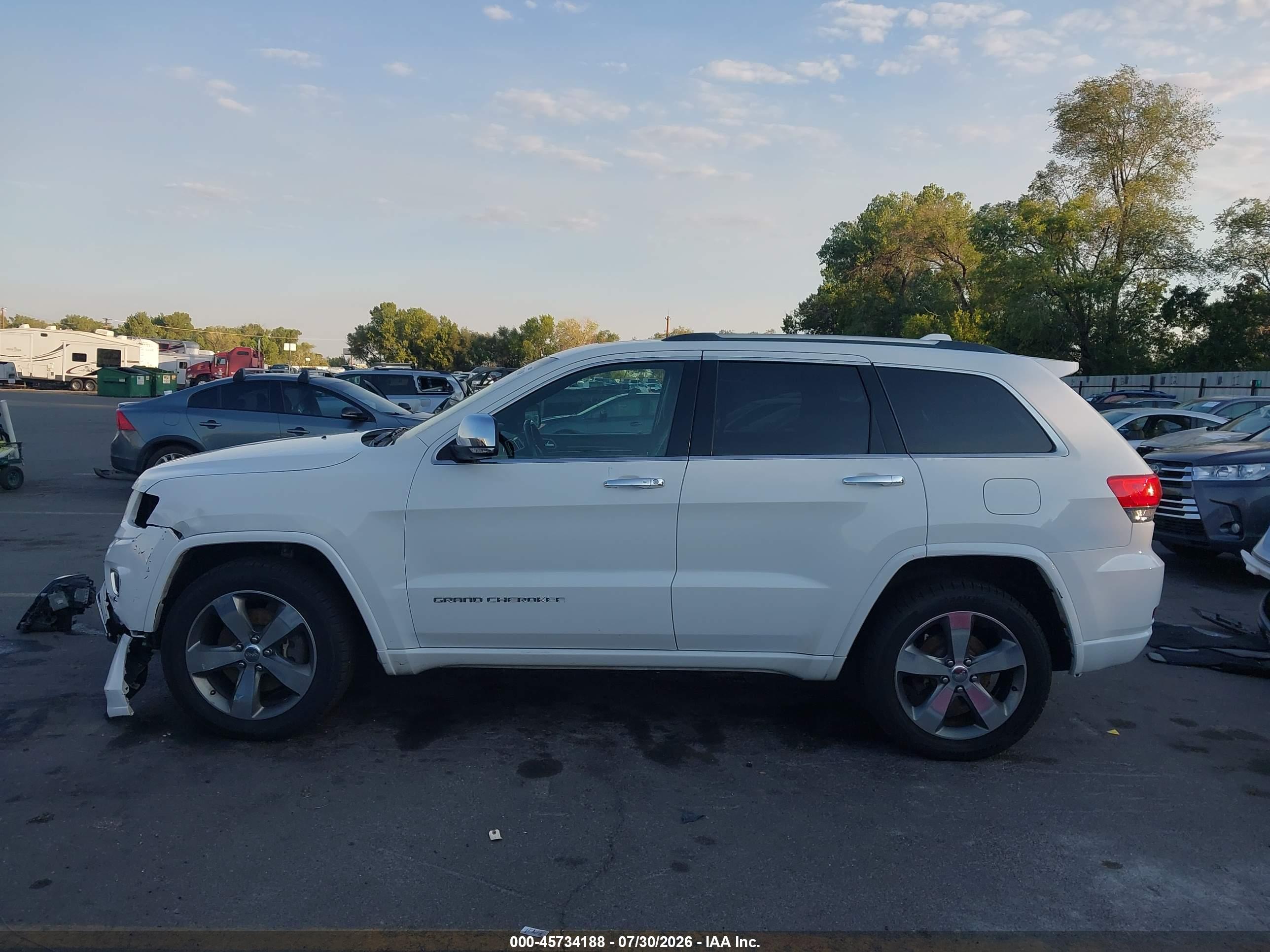 2016 JEEP GRAND CHEROKEE OVERLAND