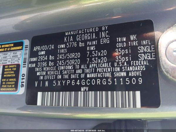 2024 KIA TELLURIDE S