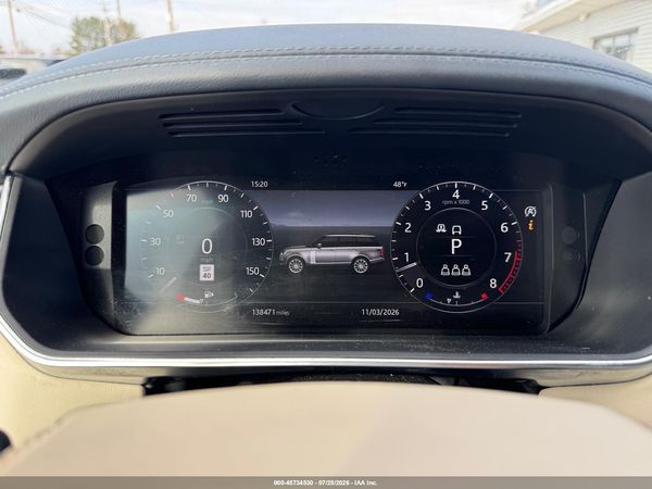 2019 LAND ROVER RANGE ROVER 3.0L V6 SUPERCHARGED HSE