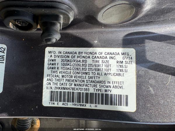 2014 HONDA CR-V EX-L