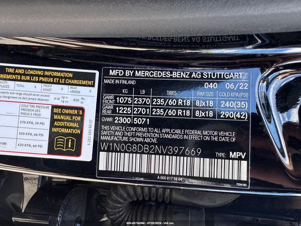 2022 MERCEDES-BENZ GLC 300 SUV