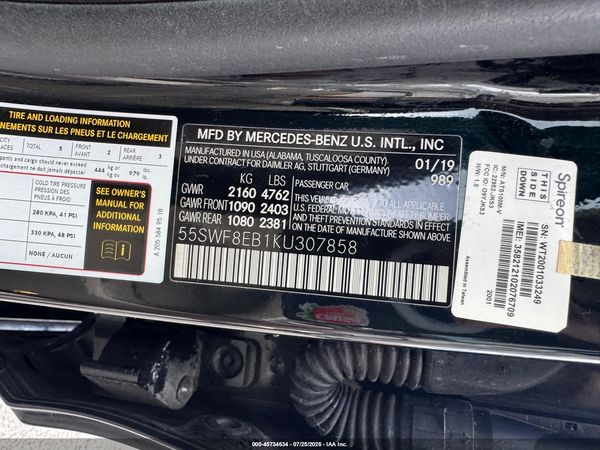2019 MERCEDES-BENZ C 300 4MATIC