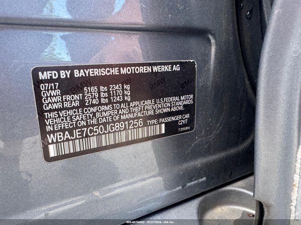 2018 BMW 540I XDRIVE
