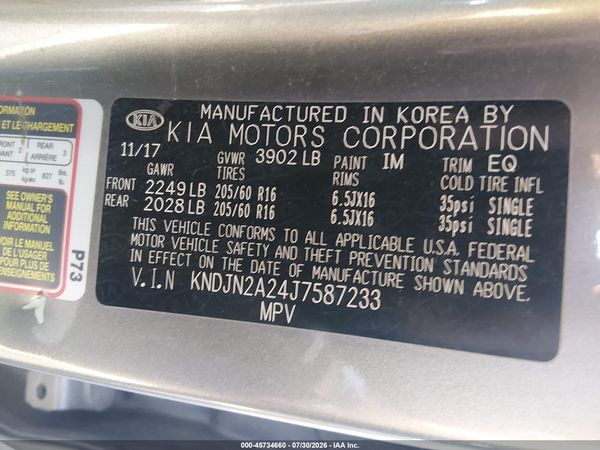 2018 KIA SOUL Base