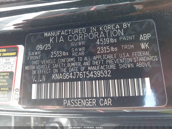 2026 KIA K5 GT-LINE AWD